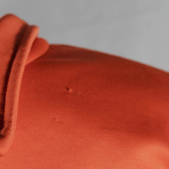 Men's Orange Clemson Tigers Football Logo Quarter-Zip Pullover Jacket - Picture 3 of 8